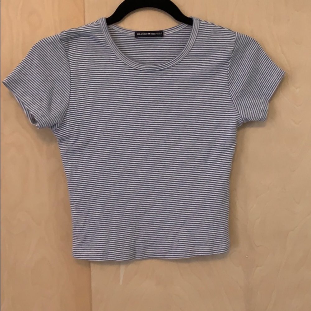 Brandy Melville fitted cropped tee